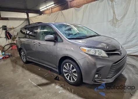 2020 Toyota Sienna Xle из США, поврежденный, VIN 5TDDZ3DC5LS243589